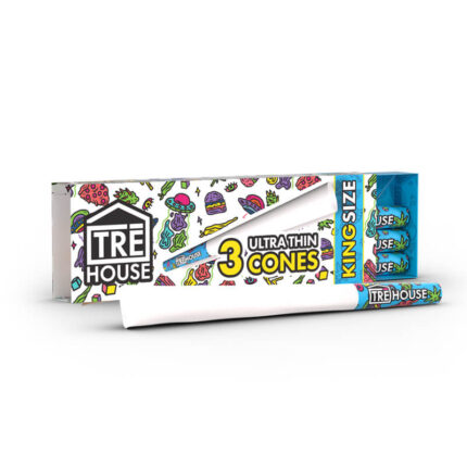 TRĒ House King-Size Slim Preroll Cones – 3ct – 4pk Bundle